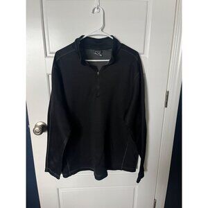 Men's Black Nike Golf Long Sleeve Polo XL